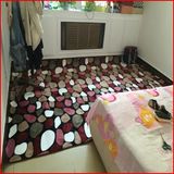 现代珊瑚绒家用小榻榻米长方形 地毯卧室茶几地毯床边厨房 垫定制