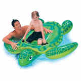 包邮INTEX动物造型儿童座骑海豚鲨鱼大乌龟水上玩具宝宝游泳坐圈