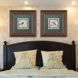 复古美式欧式花鸟卧室床头沙发背景墙壁画挂画餐厅玄关客厅装饰画