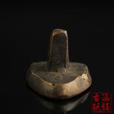 2303*西藏老法器法物，老黄铜天铁擦擦模具，佛像模具收藏精品