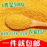 沂蒙农家有机黄小米 2015年新米 小黄米一斤250*2包共500g