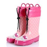 雨鞋雨靴男女童韩国中筒保暖雨鞋加绒冬季耐磨小学生防滑雨鞋包邮