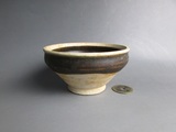 宋代吉州窑黑釉茶盏，完整，器型大气漂亮，束口盏，收藏佳品。