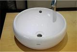 TOTO卫浴台上式圆形碗盆LW366B洗脸盆特价正品450直径