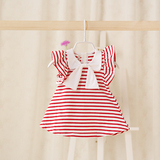 幼童夏装一周半两岁女宝宝公主连衣裙1-2岁婴幼儿飞袖全棉短裙子