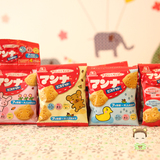 日本进口森永婴儿牛奶高钙高铁磨牙饼干4连包宝宝零食