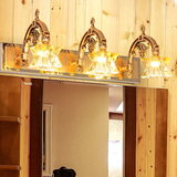欧柏图 欧式LED水晶镜前灯 美式卫生间浴室镜柜灯 化妆台灯饰J146