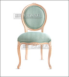 高端实木家具 美式圆背餐椅 欧式雕花餐椅 餐厅椅子批量定制特价