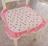 365家居田园布艺餐椅垫绗缝夹棉椅子垫防滑底薄款座垫餐桌椅坐垫