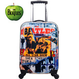 Th eBeatles披头士乐队限量款PC万向轮拉杆旅行箱TSA海关锁行李箱