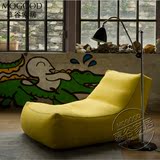 北欧日式休闲懒人沙发阳台简约现代创意单人沙发床卧室小沙发椅子