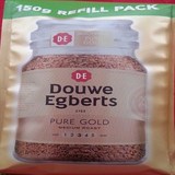 速溶咖啡粉袋装Douwe Egberts 纯金中度150g英国代购原装进口正品