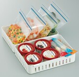 日本进口inomata厨房收纳盒 冰箱收纳格 抽屉整理盒 冷冻冷藏盒子