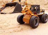 大号仿真合金遥控挖掘机可充电玩具车模型儿童男孩工程车玩具套装