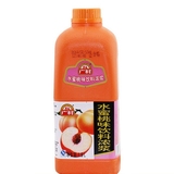广村普及版果汁 水蜜桃果汁1.9L 饮料浓浆 奶茶原料批发