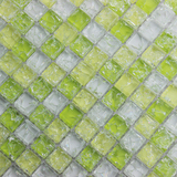 砖石材彩色浴室卫生间背景墙贴砖贴田园欧式玻璃水晶冰裂马赛克瓷