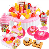 儿童厨房过家家玩具套装 水果生日蛋糕切切乐 女孩女童玩具包邮