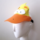 鸭子帽子 太阳帽遮阳帽十一必备卡通动物头饰 幼儿园儿童表演道具