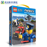 乐高 进口英文原版书Lego City Phonics 12册 拼读儿童绘本读物