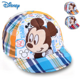 迪士尼宝宝鸭舌帽男女春夏季帽子6-12个月1-2-3岁米奇婴儿遮阳帽