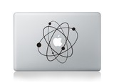 星系  MacBook苹果笔记本个性贴纸局部贴黑白转移贴苹果广告