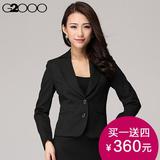G2000女西装女装 韩版修身羊毛职业小西装外套正装 OL女西服