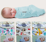 2包邮外贸原单纯棉新生婴儿宝宝襁褓包巾安睡袋包被