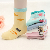 【天猫超市】小龙人 男孩女孩可爱小熊开船宝宝袜 莱卡棉时尚童袜