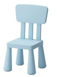 IKEA 玛莫特儿童椅子 浅蓝浅粉浅绿色 特价 成都冬冬宜家代购