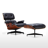 Eames lounge伊姆斯躺椅 创意设计椅真皮沙发休闲转椅 办公老板椅