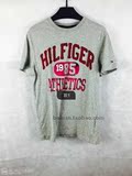 【换季清仓】Tommy Hilfiger 汤米时尚男装拼布印花圆领短袖T恤