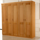 新款榉木衣柜 五门衣柜四门 三门 两门衣柜 榉木家具 实木家具