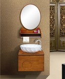 6020/60CM橡木吊柜/台上盆浴室柜卫浴柜组合 小户型洗脸面盆手盆