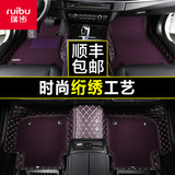 丰田凯美瑞脚垫全包围地毯2015款凯美瑞六代七代混动双层汽车脚垫