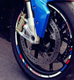 S1000RR轮毂车贴钢圈贴个性防水贴纸川崎跑车宝马地平线摩托机车