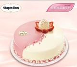 哈根达斯酸奶冰淇淋草莓恋歌生日蛋糕礼物送货上门600克1.1kg