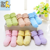 童泰新生儿袜子0-3-6个月婴儿袜子透气暖春夏季 三双装 少线头