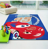 卡通加厚防摔伤地毯定制LOGO地毯可爱95汽车地毯蓝色儿童房地毯
