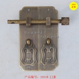 中式明清仿古柜门纯铜门锁拉手10cm复古直条把手全铜拉手橱柜把手
