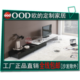 正品包邮家具OOD欧的家居钢琴烤漆OL812 OL814电视柜拉伸缩地柜