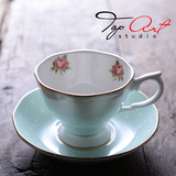 妙HOME 英国西式下午茶杯高档茶具红茶杯碟新骨瓷欧式咖啡杯套装