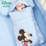 迪士尼婴儿童睡袋抱被两用春夏秋季新生儿用品0-3个月包巾宝宝被