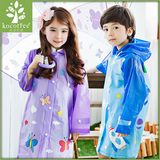 韩国kk树儿童雨衣女童雨衣防水男童雨衣宝宝雨披学生小孩雨衣薄款