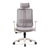 美格极家电脑椅家用办公网椅时尚简约经理椅白色灰色老板椅子包邮