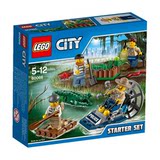 正品 乐高 LEGO CITY城市系列 沼泽警察入门套装 L60066 积木玩具