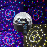 包邮9色遥控LED水晶魔球舞台灯光婚庆演出设备KTV酒吧光束灯热卖
