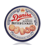 Danisa皇冠丹麦曲奇饼干200g蓝罐铁盒印尼进口年货休闲零食品糕点