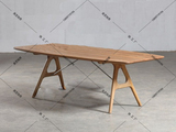 北欧宜家Loft实木餐桌办公桌工作桌工作台书桌电脑桌设计师的桌子