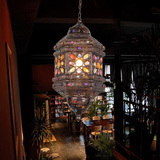 波西米亚吊灯 地中海卧室走廊过道餐厅吊灯 东南亚漫咖啡灯具灯饰