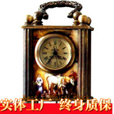 微型皮套钟表|西洋古玩仿古钟表|老式上弦台钟闹钟|仿古董钟表